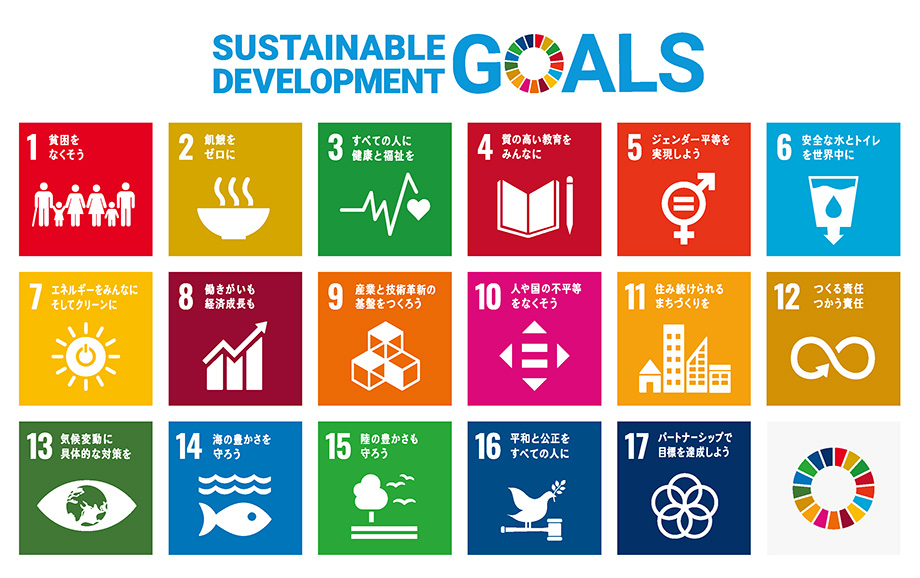 持続可能な開発目標SDGs（エス・ディー・ジーズ）